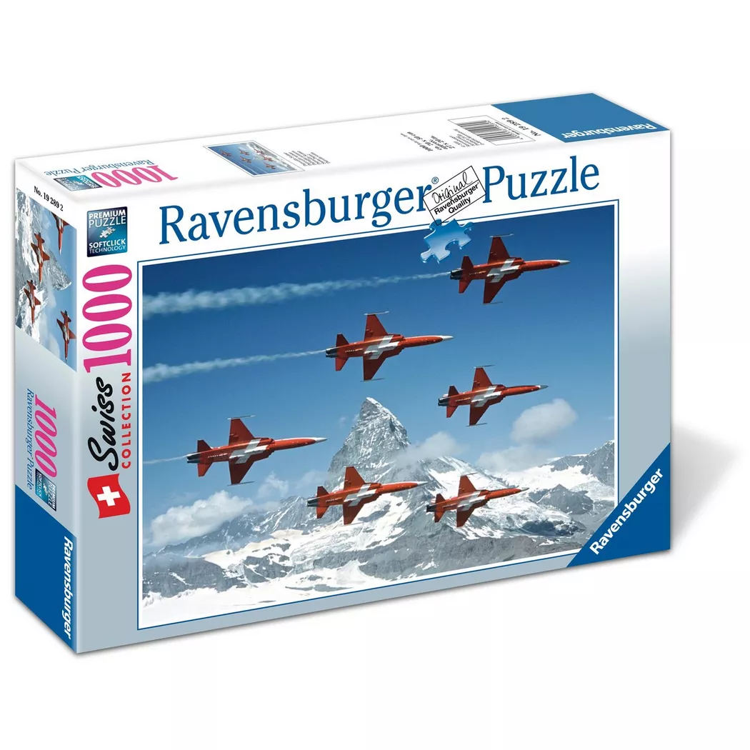 Ravensburger - Puzzle Patrouille Suisse, 1000 Teile
