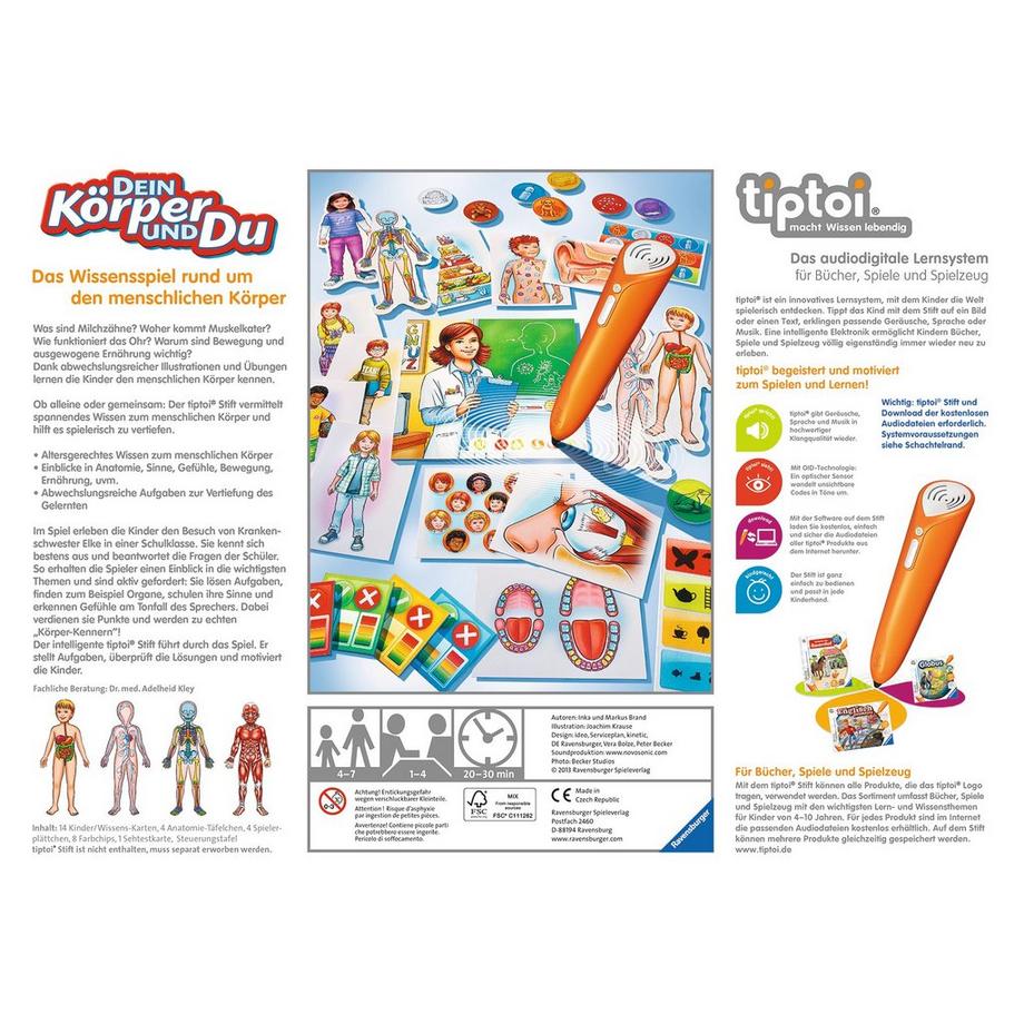 tiptoi  Dein Körper und Du, Tedesco 