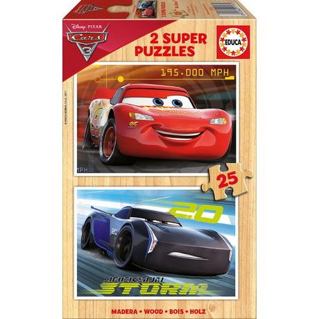 Educa  Disney Cars puzzle 2x25 pezzi 