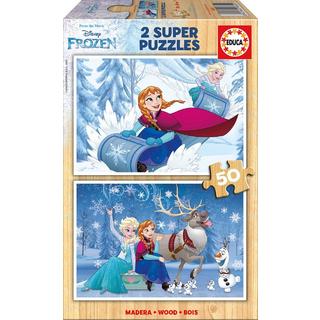 Educa  Disney Frozen puzzle 2x25 pezzi 