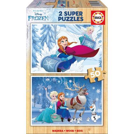 Educa  Disney Frozen puzzle 2x25 pièces 