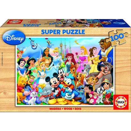 Educa  World Of Disney Puzzle 100 Teile 