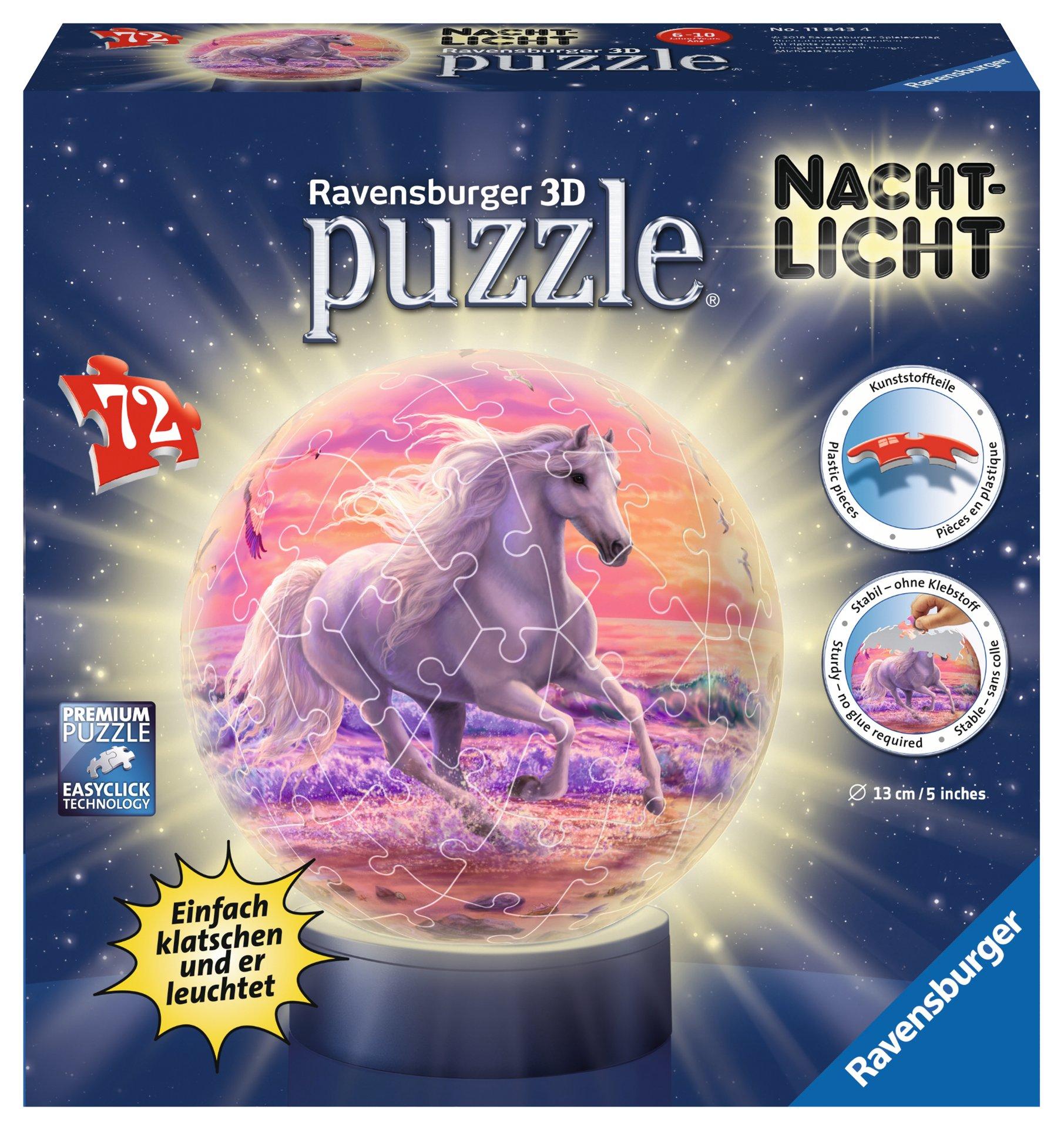 Image of Carlit Puzzle Pferde am Strand, 72 Teile