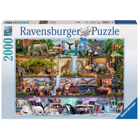 Ravensburger  Puzzle animali selvatici, 2000 pezzi 