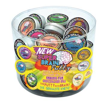 1 Boîte Super Brain Putty Mini, assortiment aléatoire