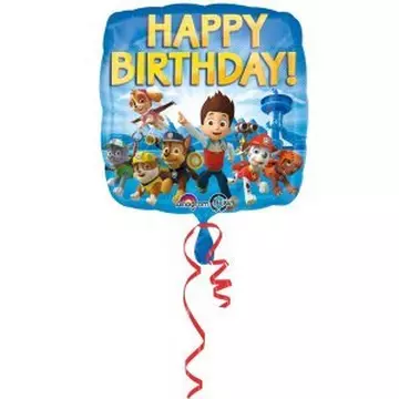 Ballon en aluminium Paw Patrol Happy Birthday