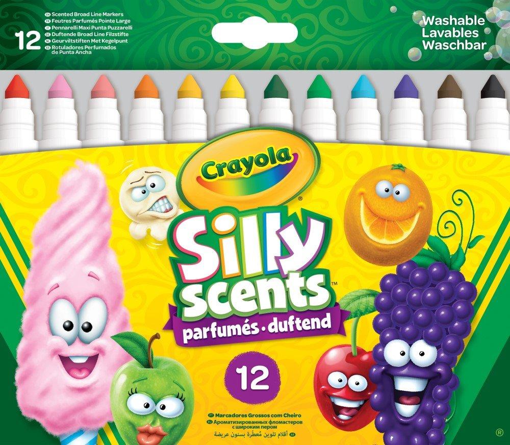 Crayola  12 Silly Scents marqueurs épais  