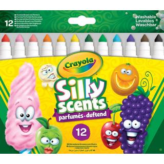 Crayola  12 Silly Scents marqueurs épais  