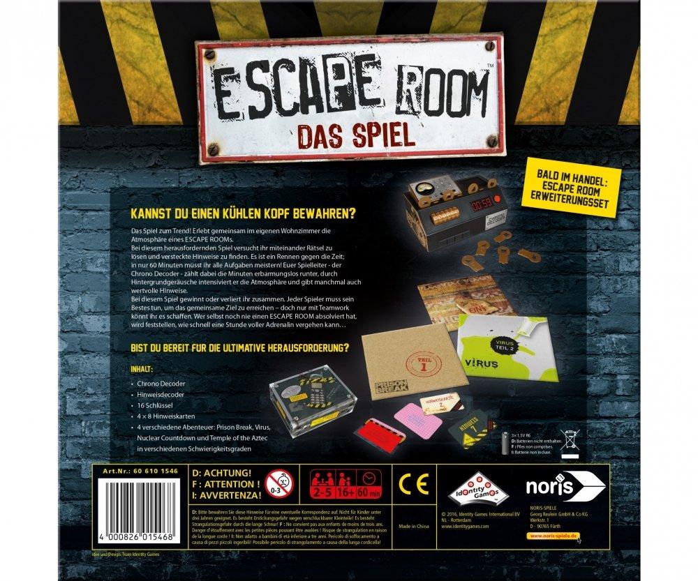 noris  Escape Room, Das Spiel, Allemand 