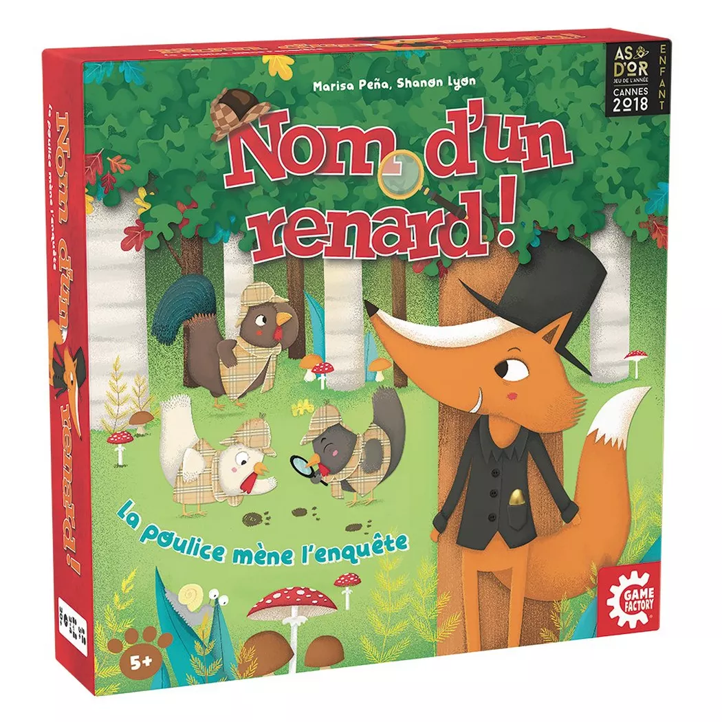Game Factory - Nom d'un renard! Französisch, Multicolor
