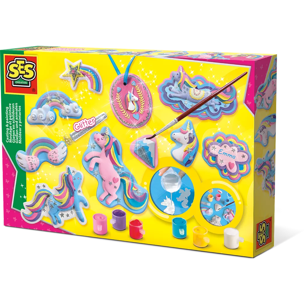 SES - Modanatura e verniciatura Unicorni, Multicolore