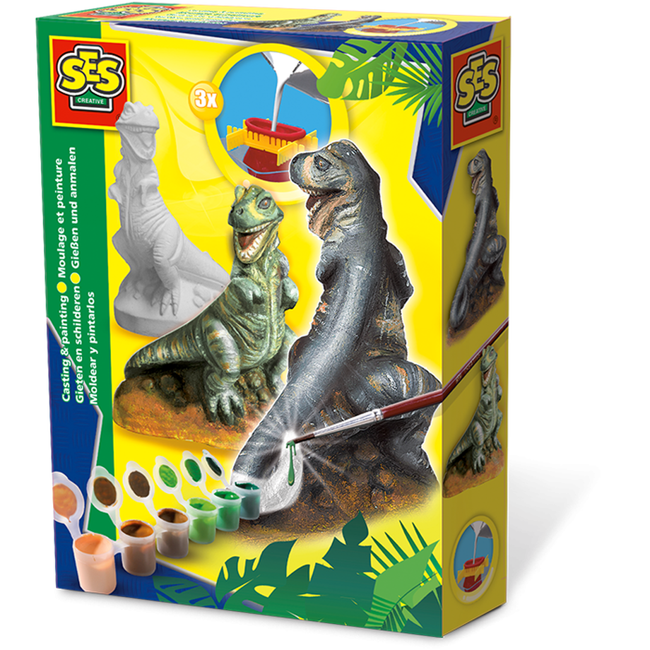 SES  Mouler et peindre T-Rex 