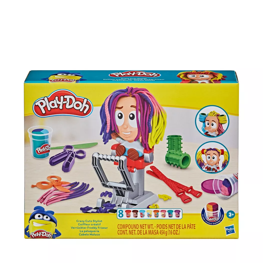 Play-Doh - Freddy le coiffeur fou, Multicolor