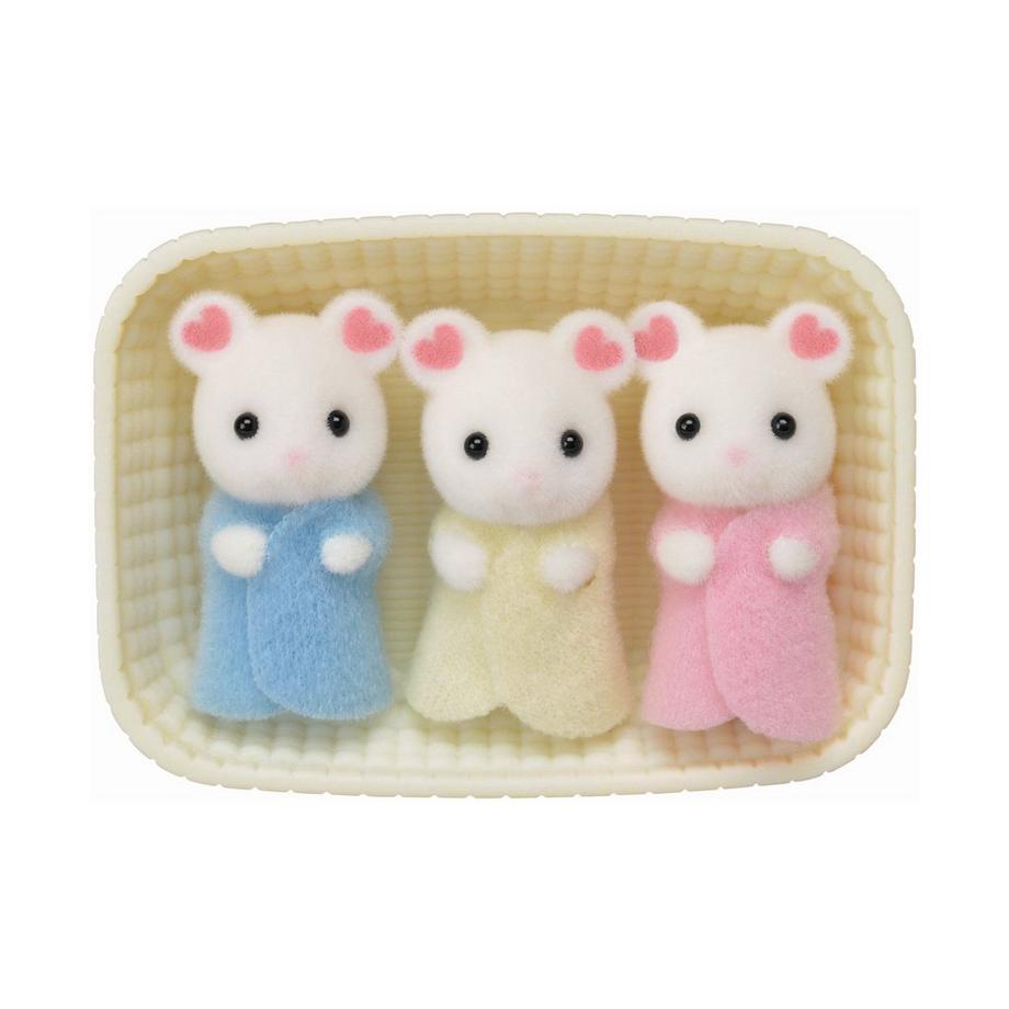 Sylvanian Families  Les triplés souris marshmallow 