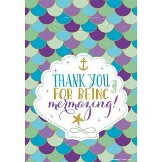 amscan  8 Borse da festa Mermaid Wishes 