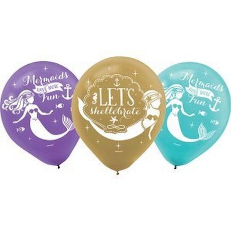 amscan  Ballons sirène, 6 pièces 