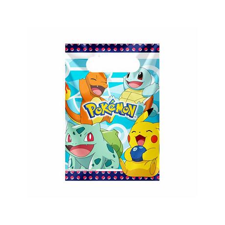 amscan  Sacs de fête Pokémon, 8 pièces 