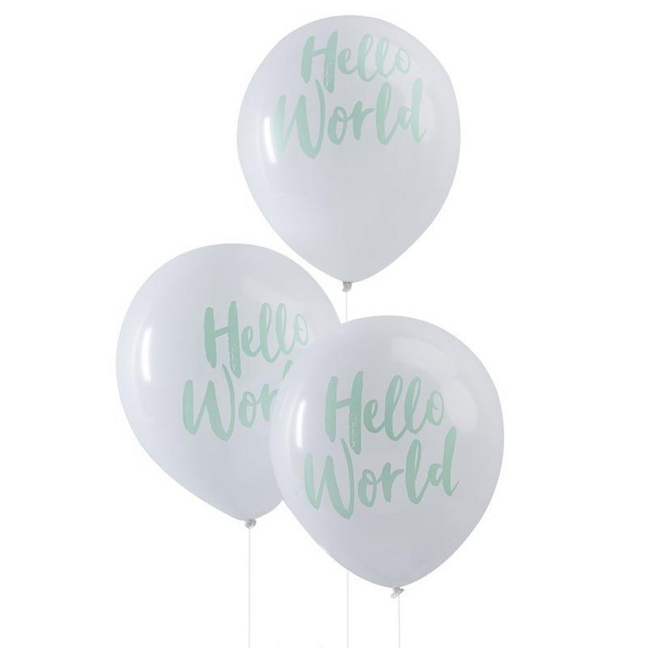 Ballons Hello World, 10 pièces