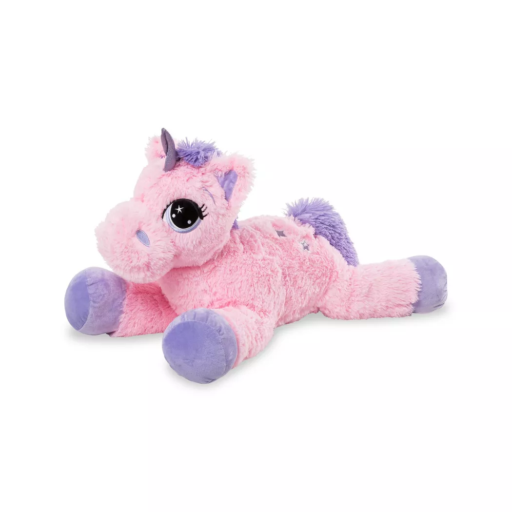 Shanghai Bear Hugs - Plüsch Einhorn liegend, 74 cm, Rosa