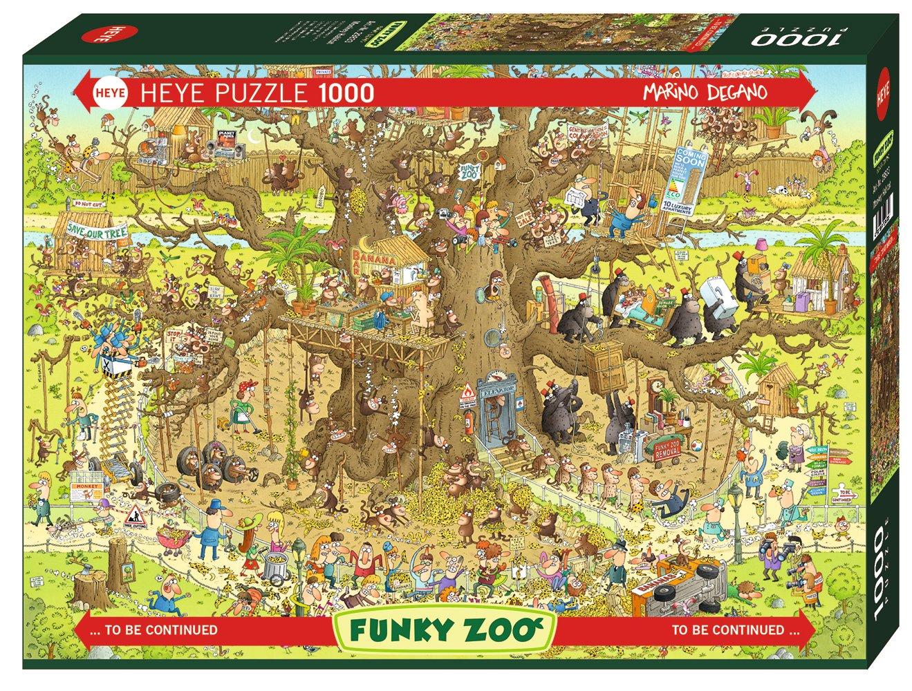 Heye  Monkey Habitat Standard 1000 pezzi 