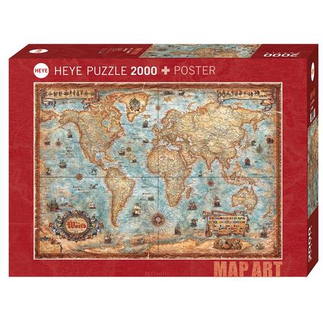 Heye  Puzzle the world standard, 2000 Teile 