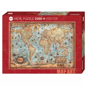 Puzzle the world standard, 2000 Teile