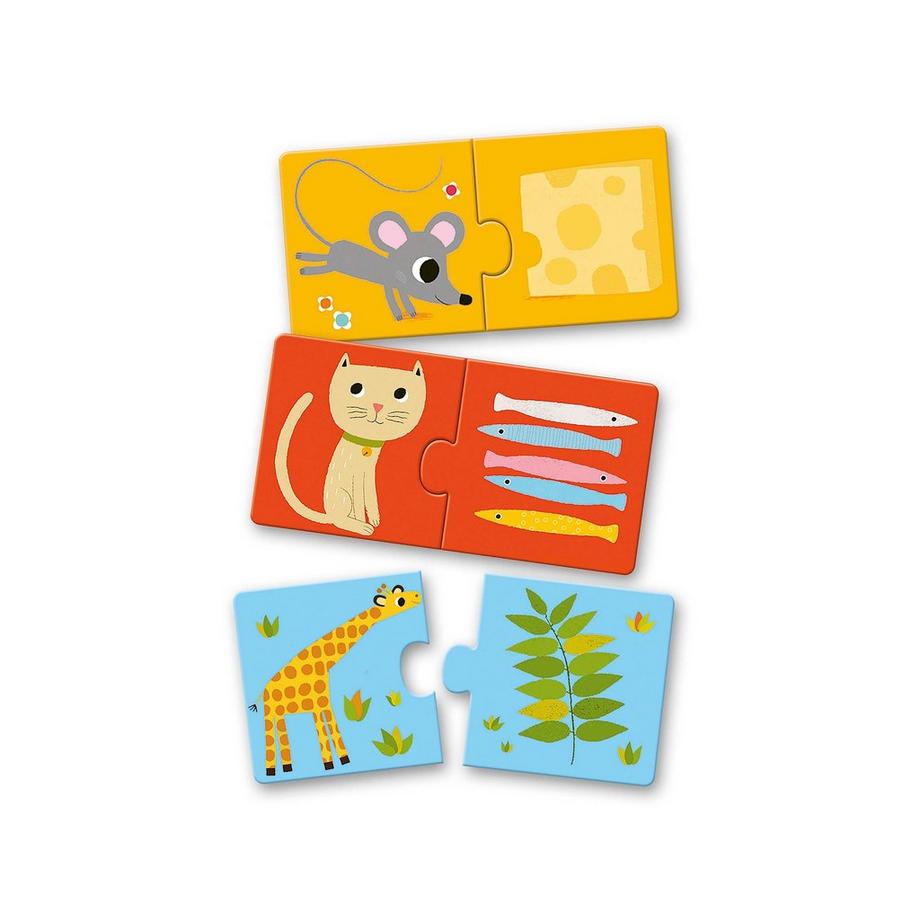 Djeco  Puzzle Duo Zu Tisch! 