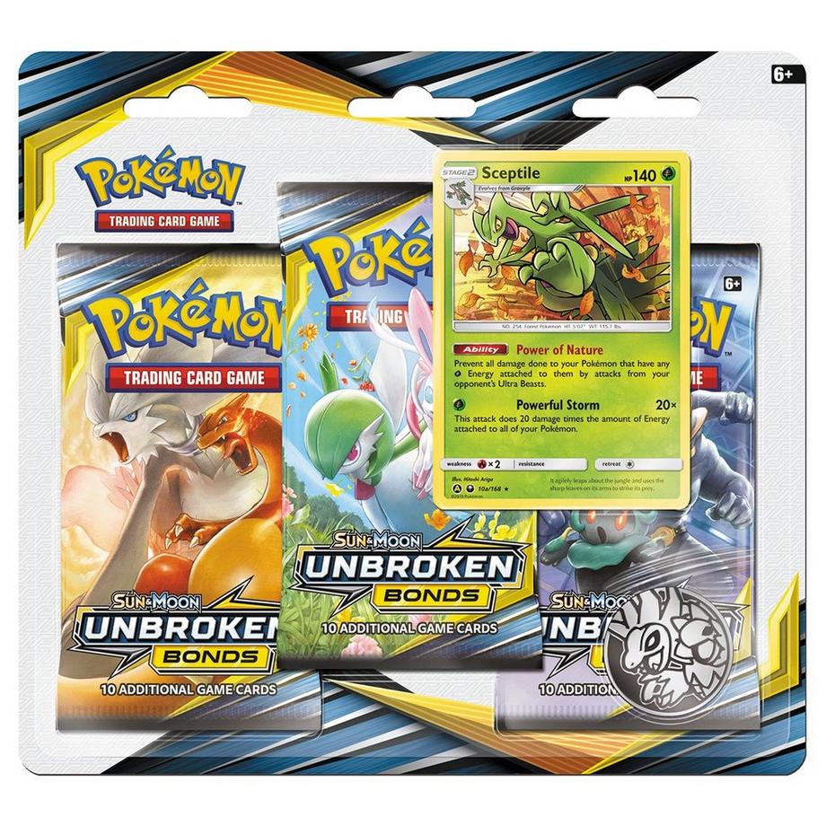 Pokémon Sun&Moon 10 Three Pack Blister, paquet surprise
