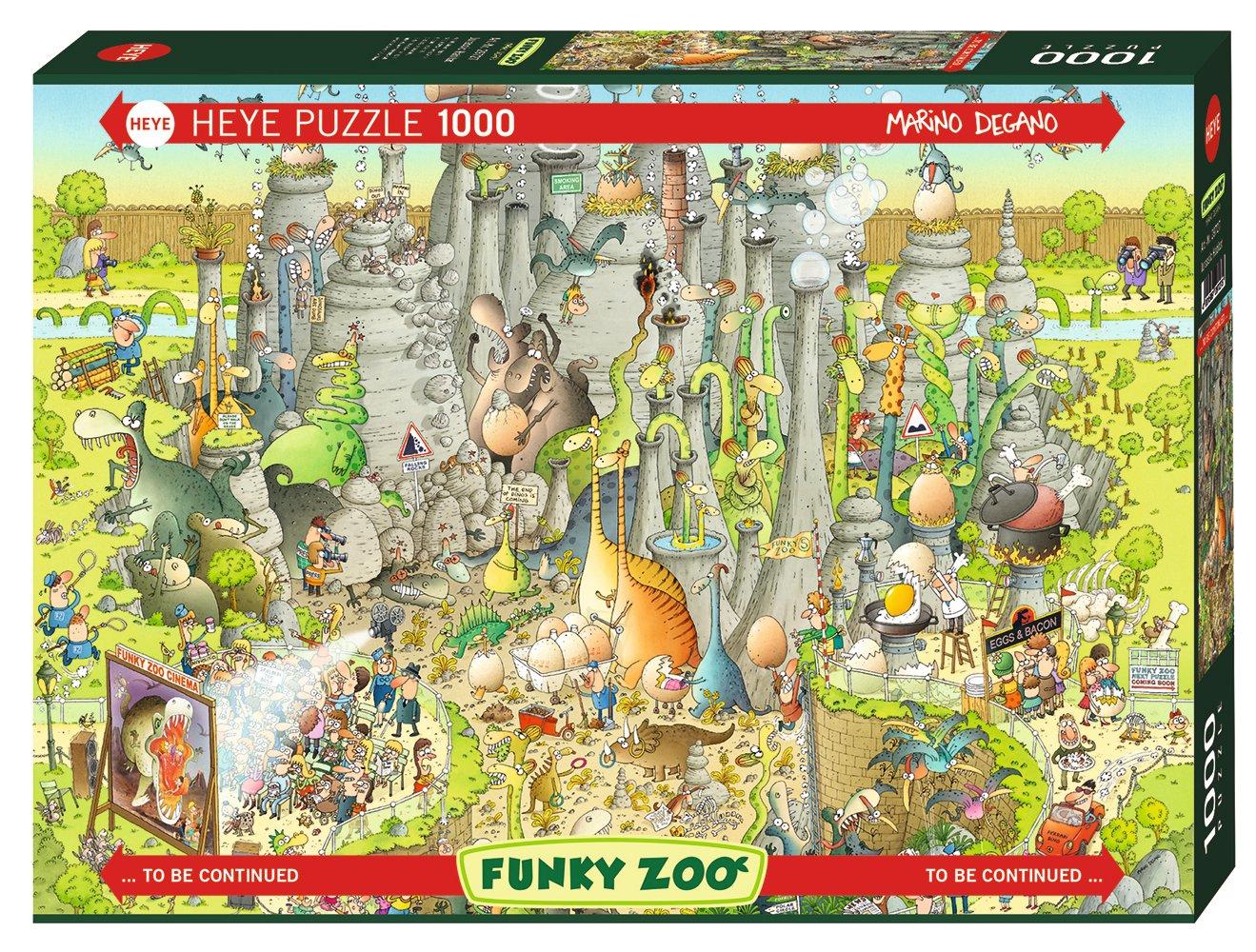 Heye  Puzzle Jurassic Habitat Standard, 1000 pièces 