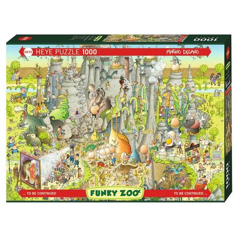 Heye  Puzzle Jurassic Habitat Standard, 1000 Teile 