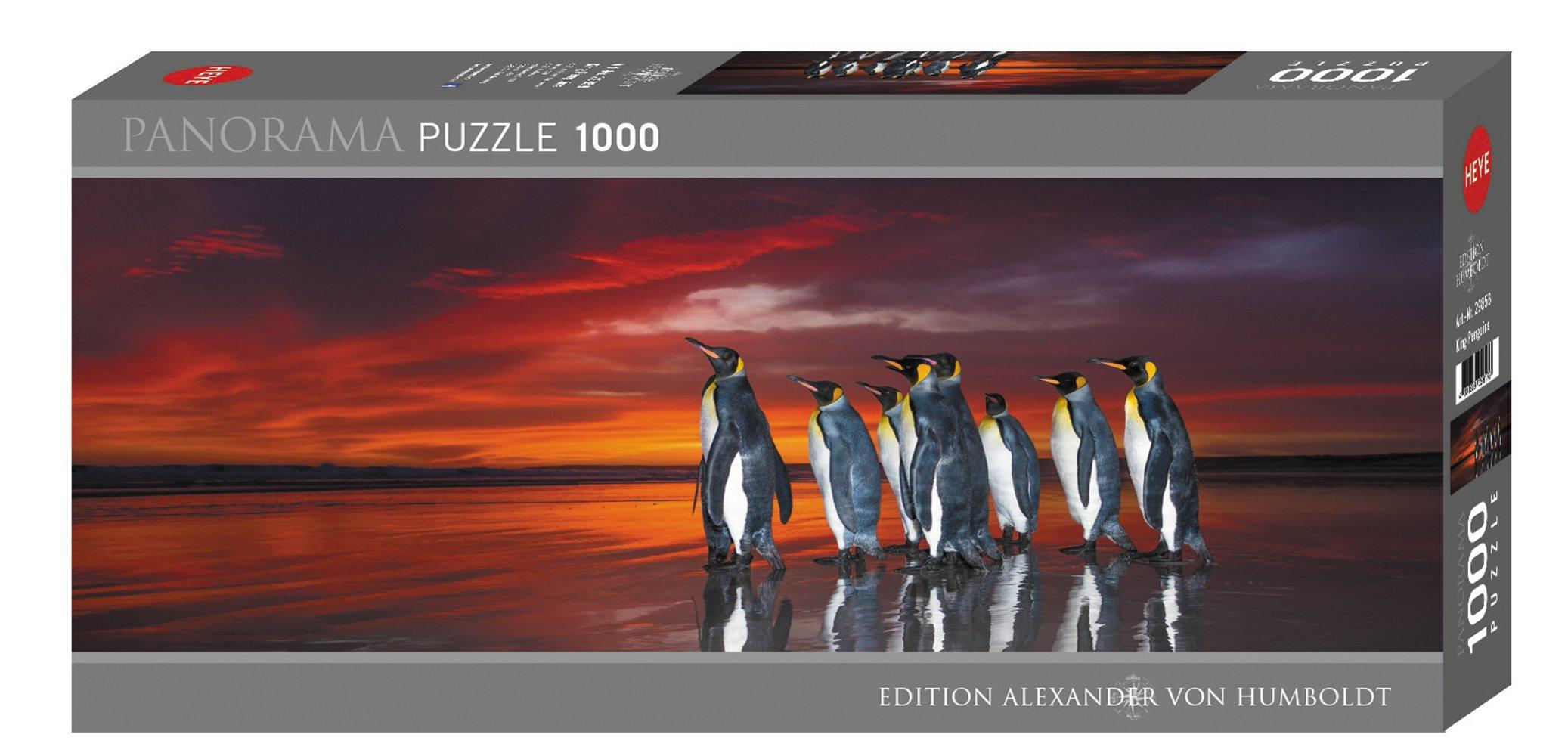 Heye  Puzzle King Penguins Panorama, 1000 pezzi 