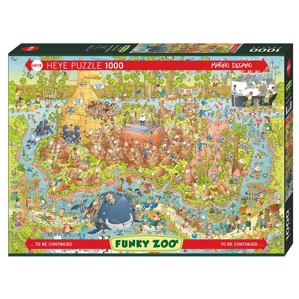 Heye - Puzzle Australian Habitat Standard, 1000 Teile, Multicolor