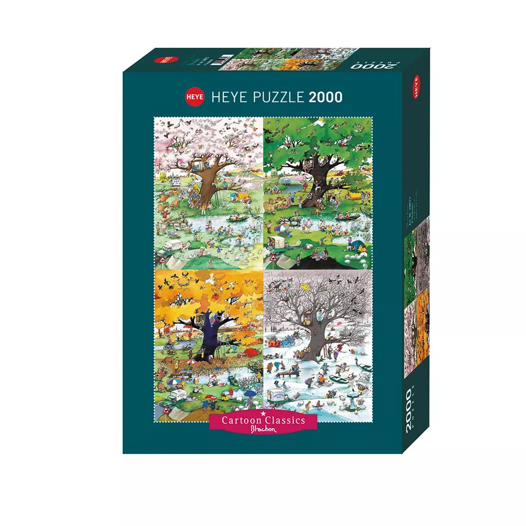 Heye - Puzzle 4 Seasons Standard, 2000 Teile, Multicolor