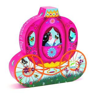 Djeco  Puzzle Le carrosse d'Elise, 54 pièces 