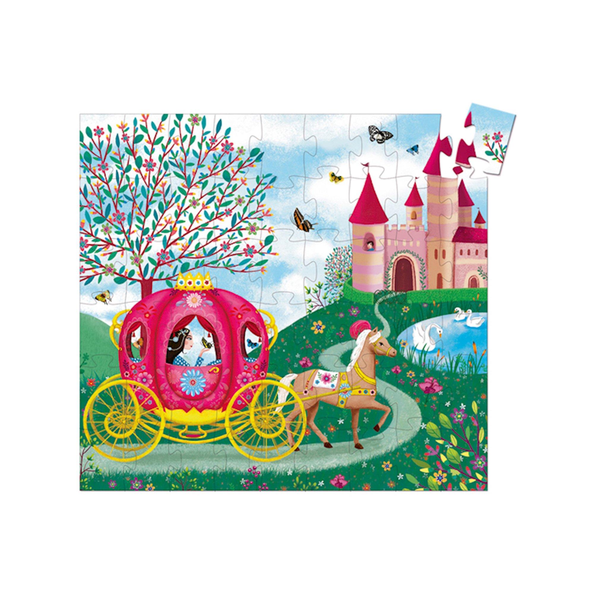 Djeco  Puzzle La carrozza di Elise, 54 pezzi 