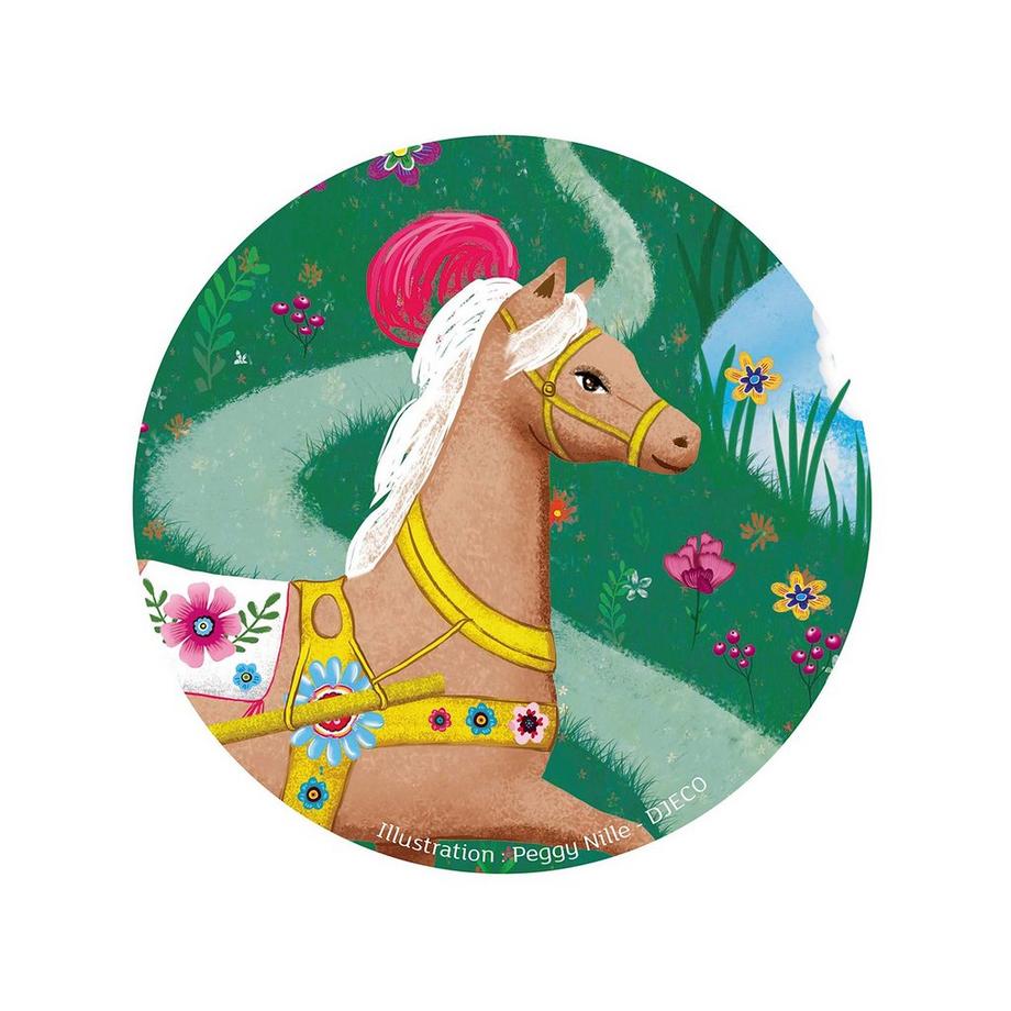 Djeco  Puzzle Die Kutsche von Elise, 54 Teile 