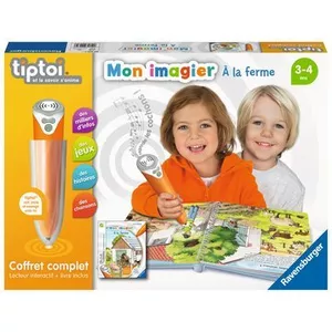 Coffret complet imagier à la ferme, Französisch