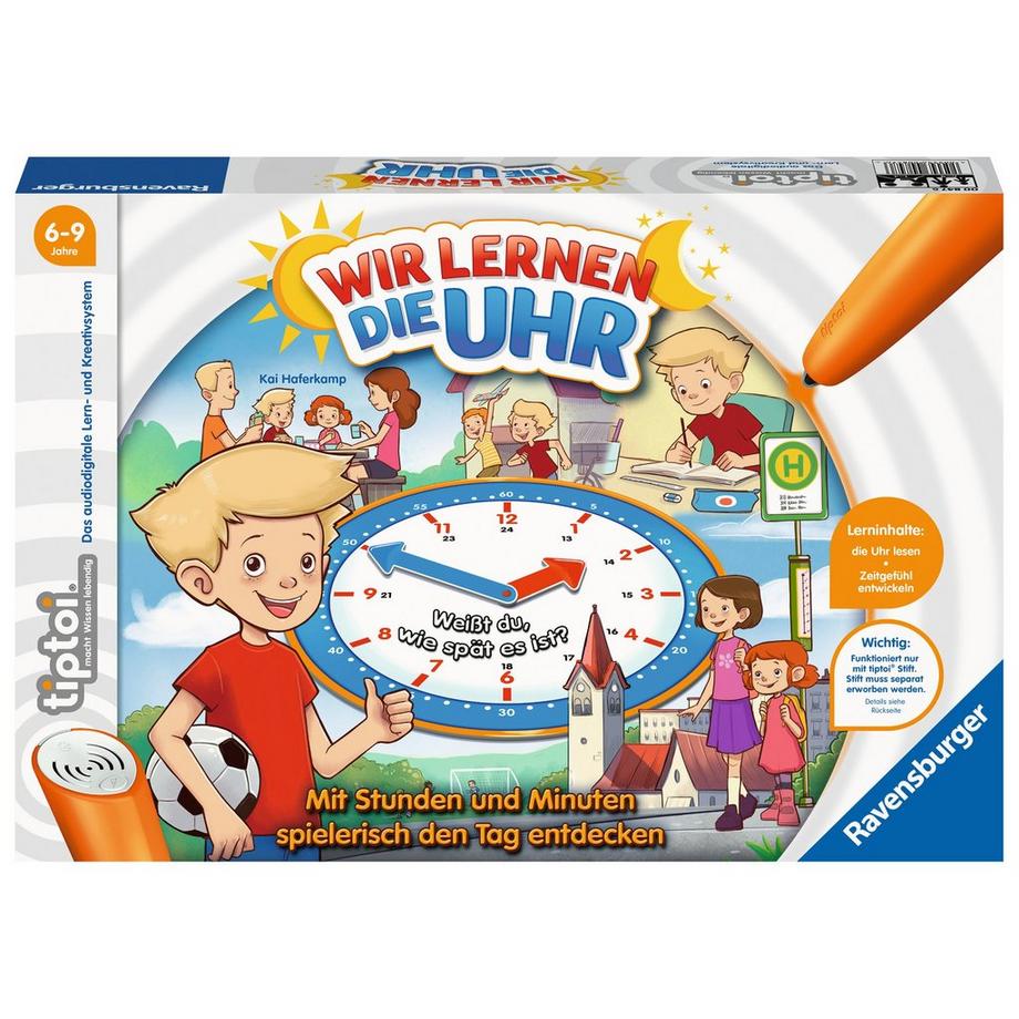 Wir lernen die Uhr, Deutsch