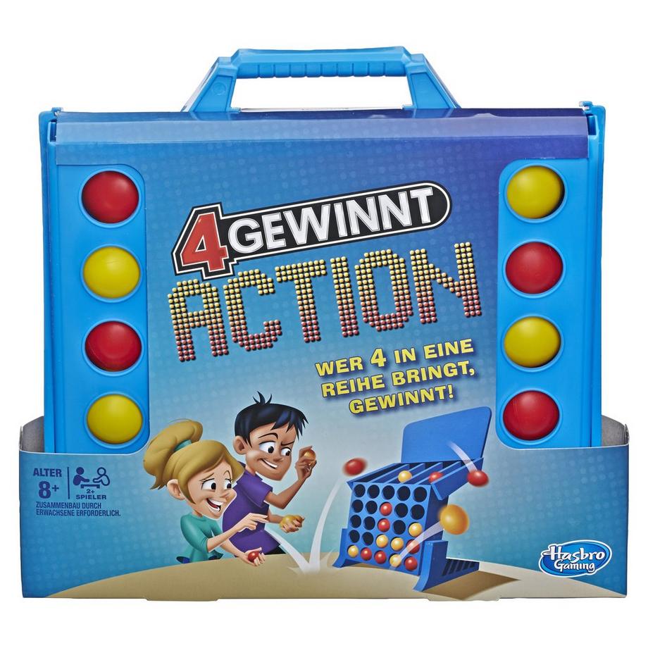 Hasbro Games  4 Gewinnt Action, Tedesco 