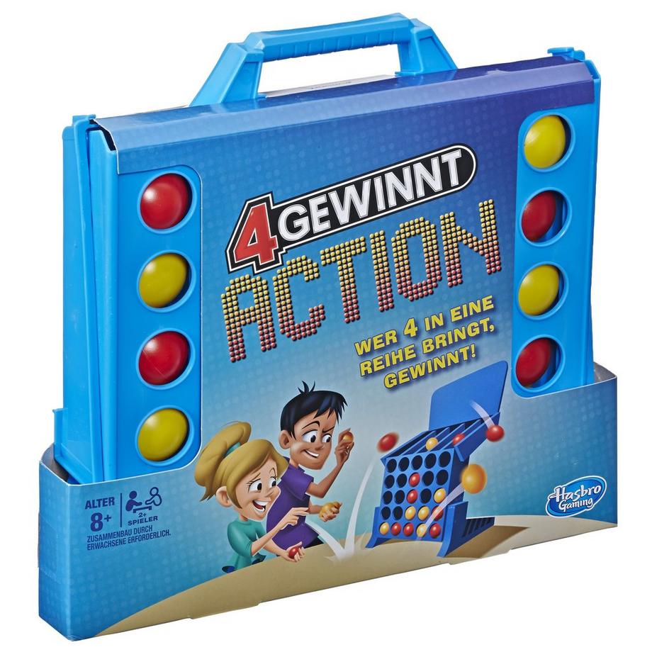 Hasbro Games  4 Gewinnt Action, Tedesco 