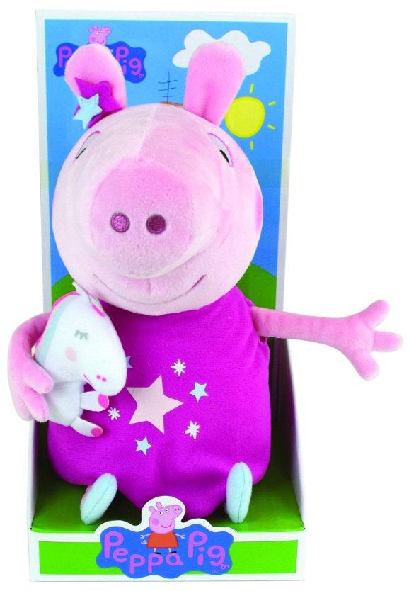 CIJEP  Peppa Pig, Plüsch Schwein mit Einhorn 
