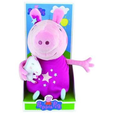 Peppa Pig, cochon en peluche avec licorne