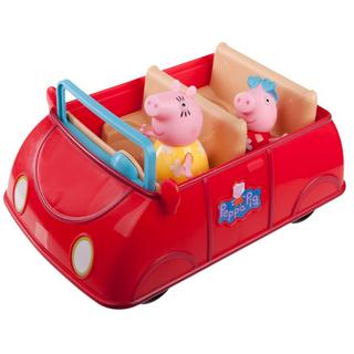 jazwares  Peppa Pig, Peppa's grosses rotes Auto mit 2 Spielfiguren 