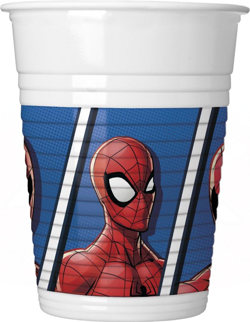 Image of Procos 8 Plastikbecher Spider Man Team Up 200 ml