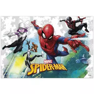 Plastikdecke Spiderman Team Up 120x180 cm