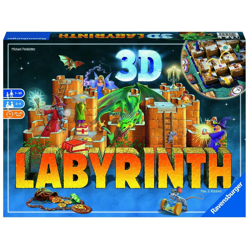 Ravensburger - 3D Labyrinth, Multicolor
