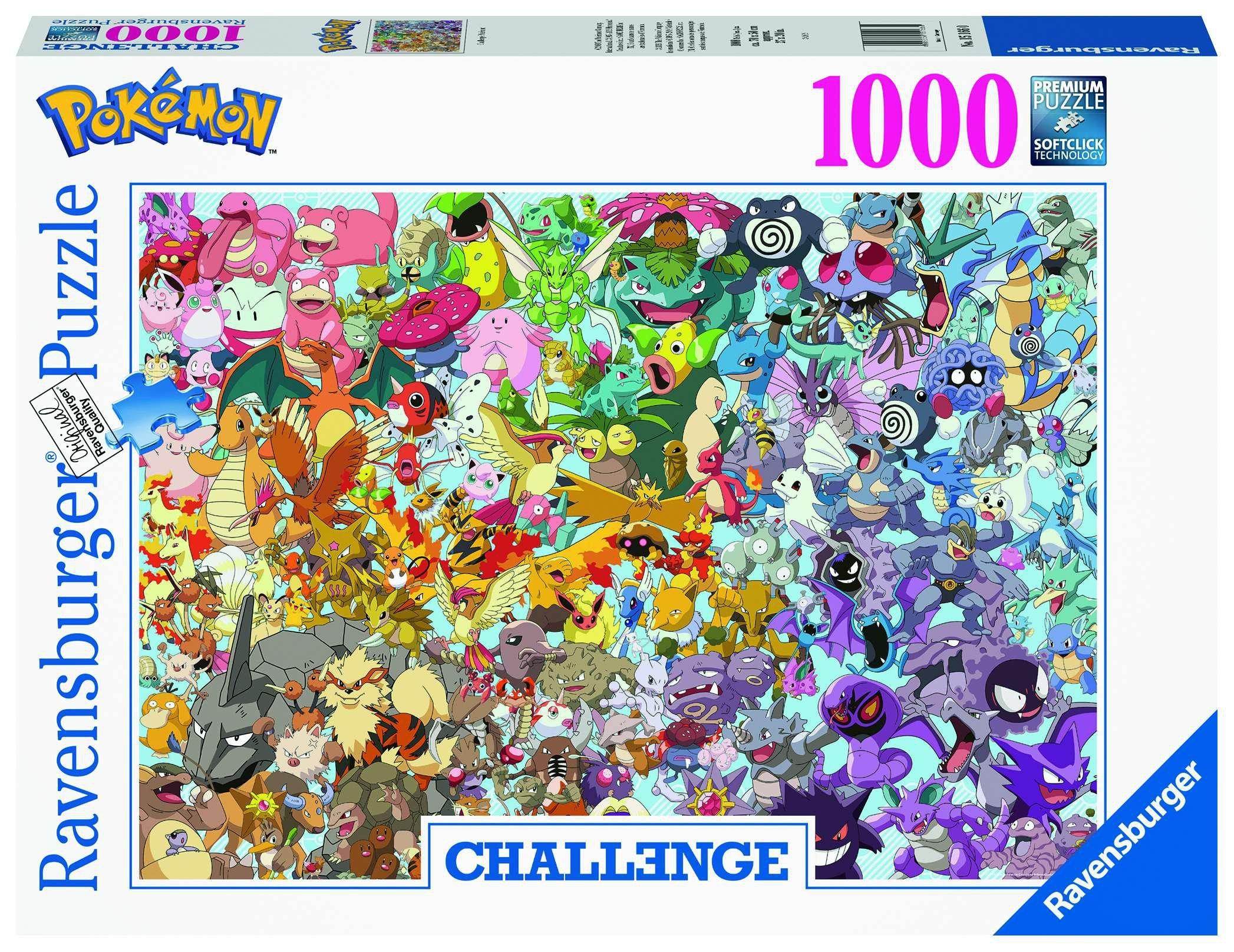 Ravensburger  Puzzle Pokémon, 1000 Pezzi 