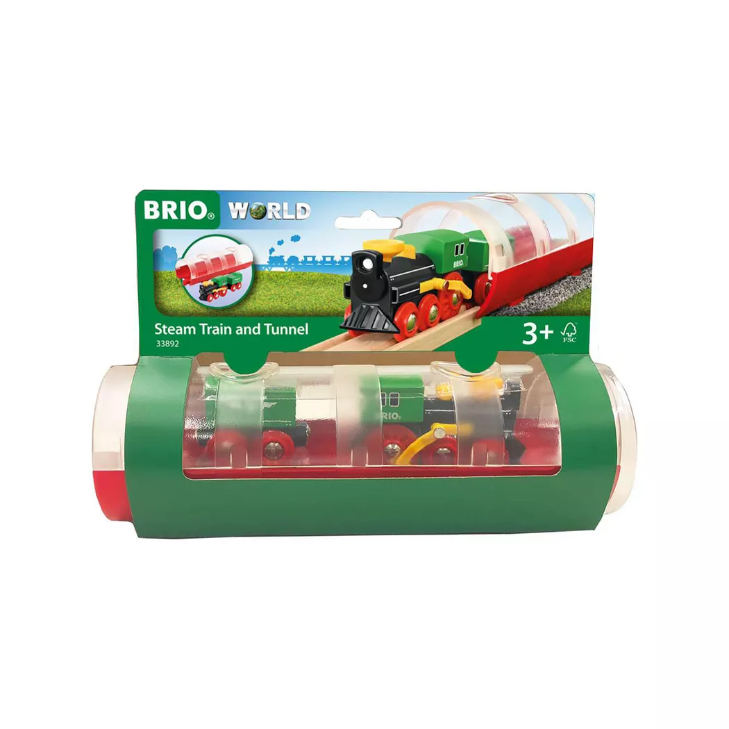 Brio - Tunnel Box Dampflokzug, Multicolor