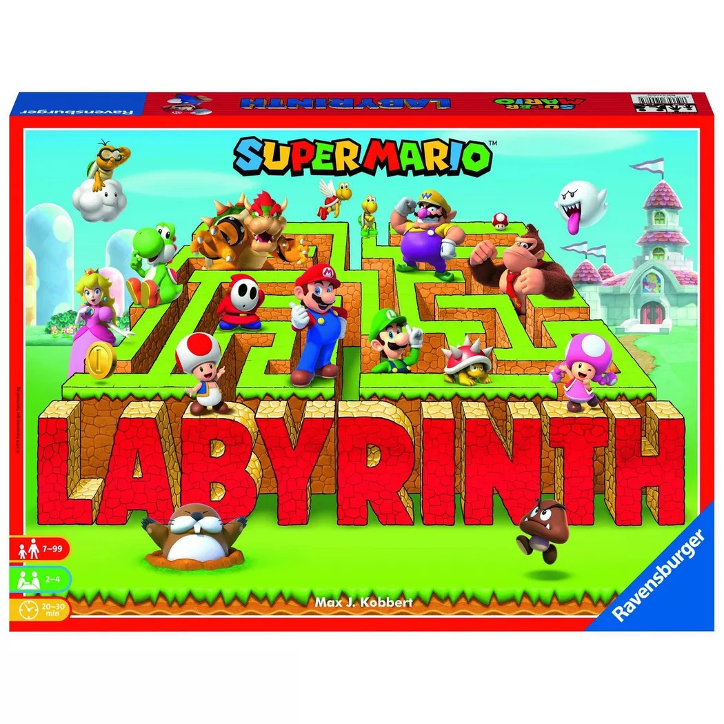 Ravensburger - Labyrinth Super Mario, Multicolor