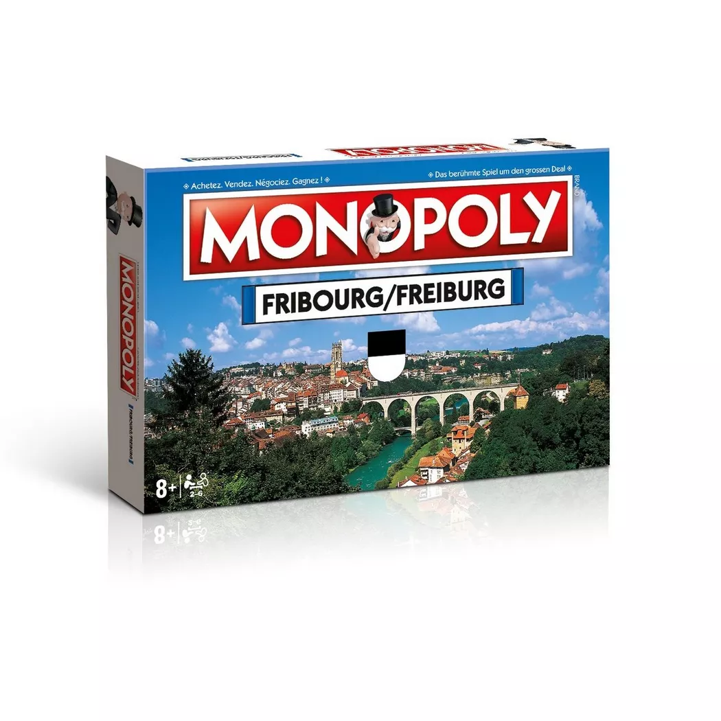 Monopoly -  Freiburg, Deutsch / Französisch, Multicolor